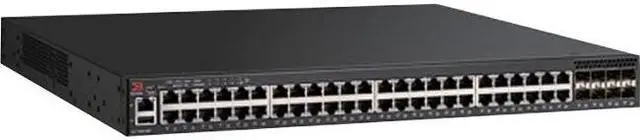 Alt view image 4 of 6 - Brocade ICX7250-48P Switch - L3 - Managed - 48 X 10/100/1000 (Poe+) + 8 X 1 Gigabit Ethernet Sfp+ - Rack-Mountable - Poe+ (720 W)