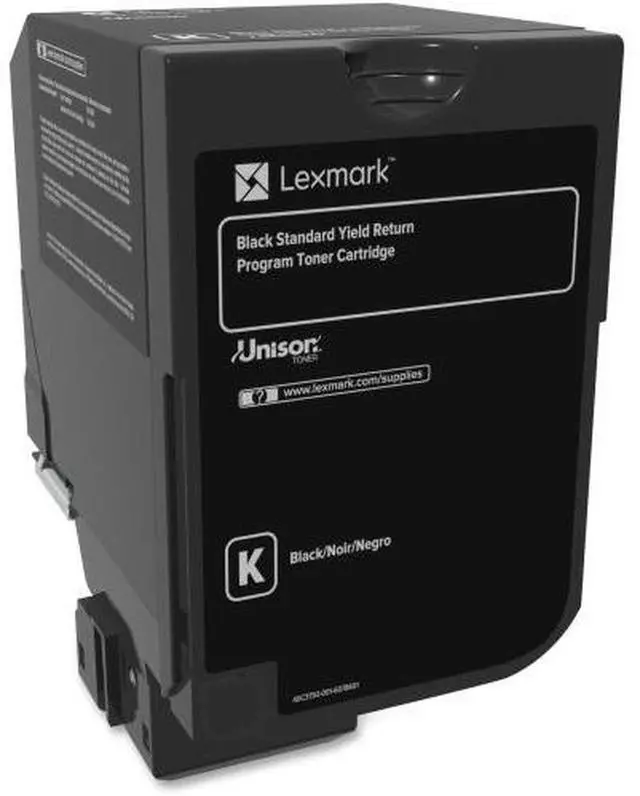 Main image of Lexmark 74C1SK0 Return Program Toner Cartridge - Black