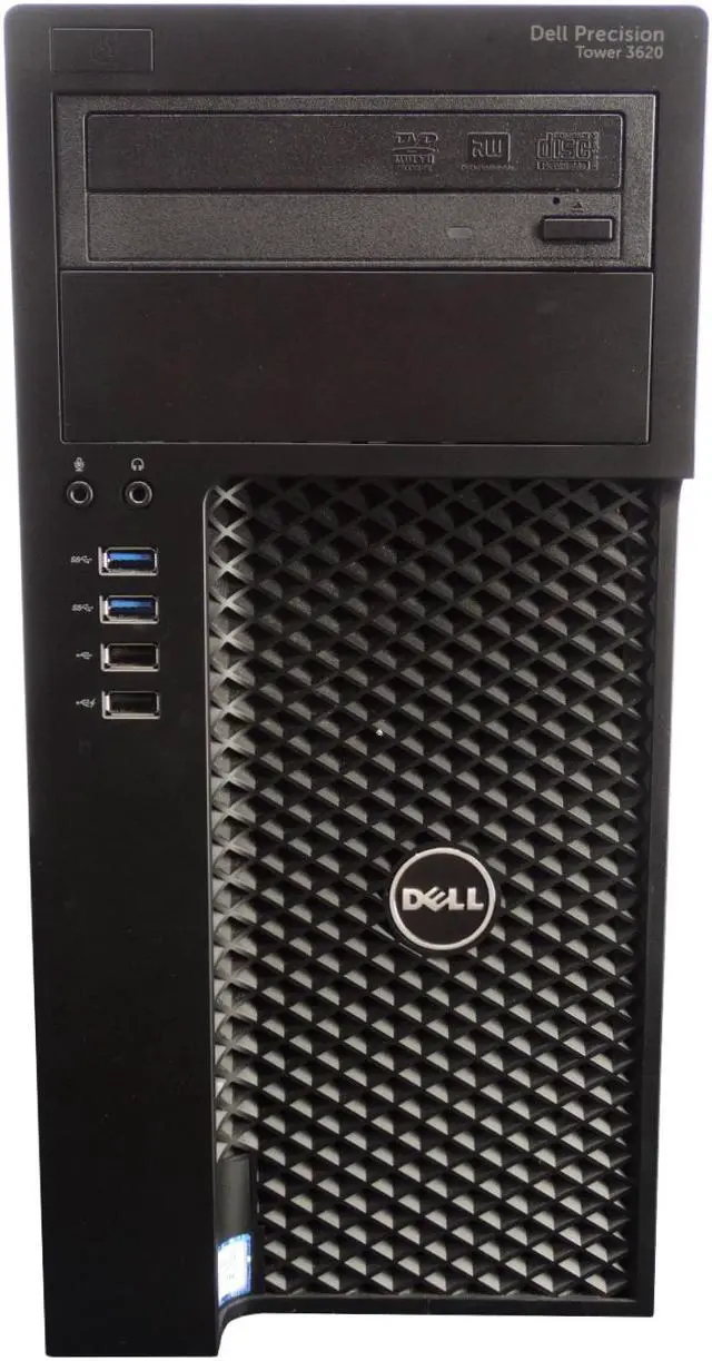 Main image of Dell Precision T3620 Desktop Workstation, i7-7700 3.6GHz 4 Core, 32GB DDR4, Quadro NVS 300, 480GB SSD, Win 10 Pro
