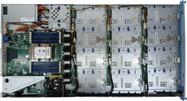 Alt view image 3 of 3 - Tyan GT86C-B5630 12 Bay LFF, 1x Gold 5120 2.2GHz 14-Core CPU, 64GB DDR4 RAM, 12x Trays