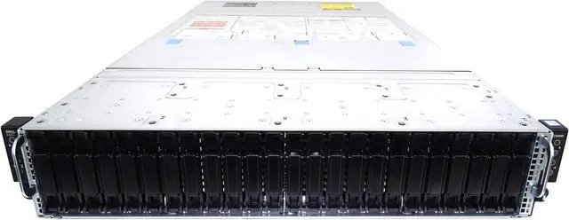 Main image of Dell PowerEdge C6420 4-Node, 8x Xeon Gold 6248R 3.0GHz 24-Core CPU, 512GB 2666MHz  Memory, 16x Trays, 2x 10GbE SFP+, Rails