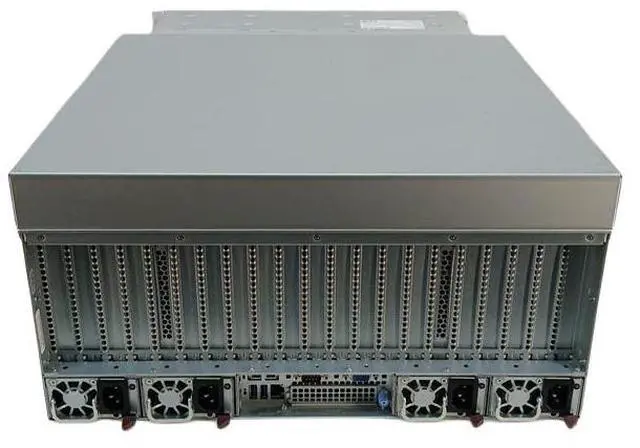 Alt view image 2 of 3 - Supermicro AI HPC 5U AMD 2x EPYC 64-Core, 128GB DDR4 RAM, 2x 960GB NVMe SSD, 2x 10GbE BYO 8x GeForce GPU