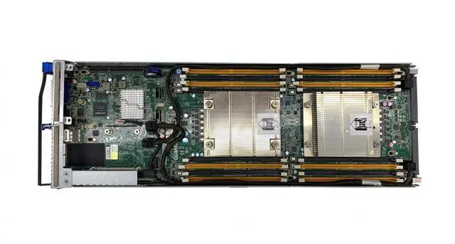 Alt view image 3 of 3 - Quanta QuantaPlex T41S-2U 4-Node 24 Bay SFF 2U Server, 8x Xeon E5-2650L V3 1.8GHz 12-Core CPU, 1TB Memory, 24x Trays, 2x 10GbE, Rails