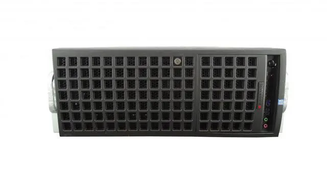 Main image of SuperMicro GPU SuperWorkstation 7048GR-TR Rackmount, 2x Xeon E5-2680 V4 2.4GHz 14-Core CPU, 64GB  Memory, 8x Trays, Rails