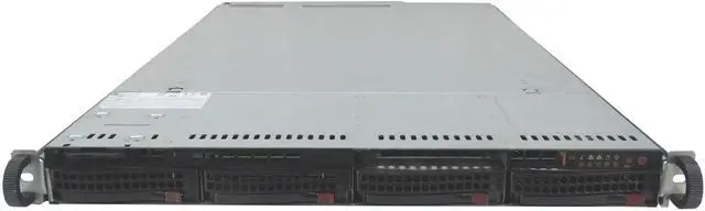 Main image of Supermicro SYS-6019U-TN4R4T 4x LFF NVMe, 2x Xeon Gold 6148 2.4GHz 20-Core CPU, 64GB  Memory, 9361-8i, 2x 16TB HDD, Rails