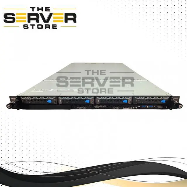 Alt view image 2 of 7 - ASUS RS700A-E11-RS4U Dual AMD 7002/7003 4x NVME 1U Server, 2x EPYC 7352 2.3GHz 24-Core CPUs, 512GB DDR4 2933MHz RAM, 2x 960GB 2.5" u.2 NVMe, 2x 10GbE, 2x 1200W, 3 Year Warranty