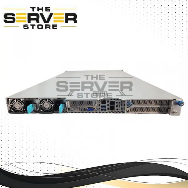 Alt view image 4 of 7 - ASUS RS700A-E11-RS4U Dual AMD 7002/7003 4x NVME 1U Server, 2x EPYC 7352 2.3GHz 24-Core CPUs, 512GB DDR4 2933MHz RAM, 2x 960GB 2.5" u.2 NVMe, 2x 10GbE, 2x 1200W, 3 Year Warranty