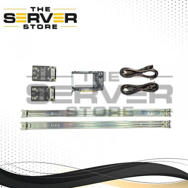 Alt view image 5 of 7 - ASUS RS700A-E11-RS4U Dual AMD 7002/7003 4x NVME 1U Server, 2x EPYC 7352 2.3GHz 24-Core CPUs, 512GB DDR4 2933MHz RAM, 2x 960GB 2.5" u.2 NVMe, 2x 10GbE, 2x 1200W, 3 Year Warranty