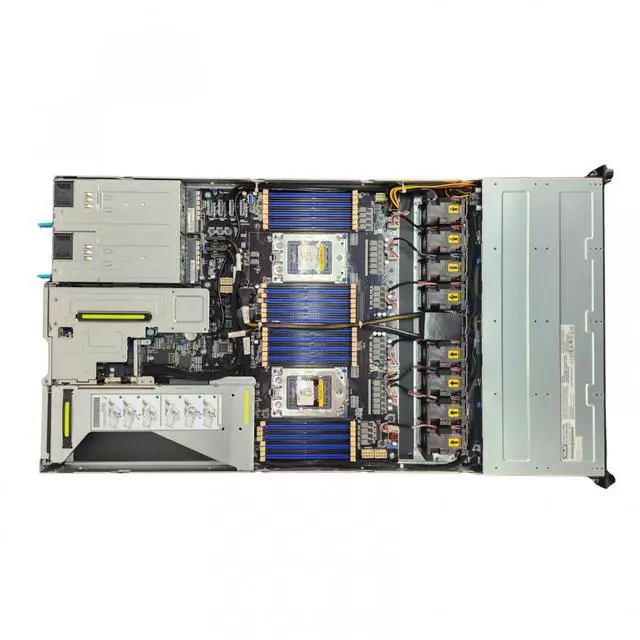 Alt view image 2 of 6 - ASUS RS700A-E11-RS4U Dual AMD 7002/7003 4x NVME 1U Server, 2x EPYC 7352 2.3GHz 24-Core CPUs, 512GB DDR4 2933MHz RAM, 2x 480GB SSD, 2x 10GbE, 2x 1200W, 3 Year Warranty