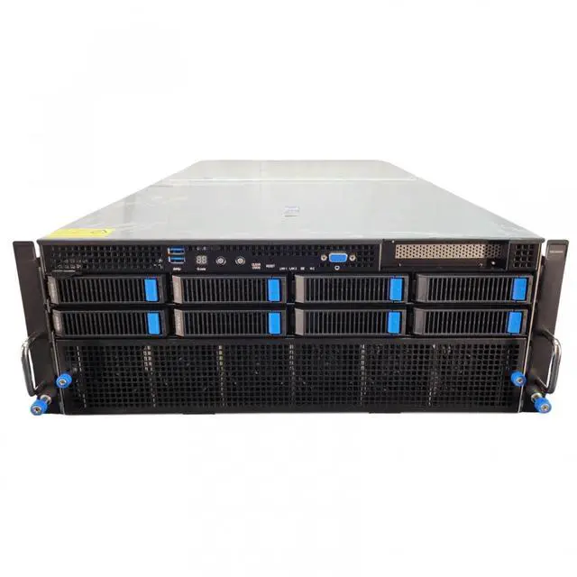 Main image of ASUS Dual AMD EPYC 9004 Series 4U NVMe 8x Dual Slot PCIe Gen 5.0 GPU Server (ESC8000A-E12P), 8x Trays, 4x NVIDIA Tesla NVIDIA Tesla V100 32GB Graphics Accelerator, Rails