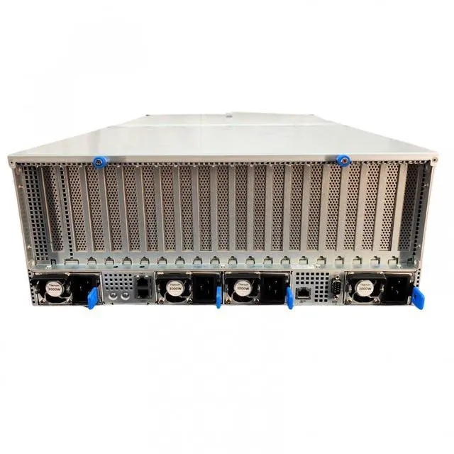 Alt view image 3 of 3 - ASUS Dual AMD EPYC 9004 Series 4U NVMe 8x Dual Slot PCIe Gen 5.0 GPU Server (ESC8000A-E12P), 8x Trays, 4x NVIDIA Tesla NVIDIA Tesla V100 32GB Graphics Accelerator, Rails