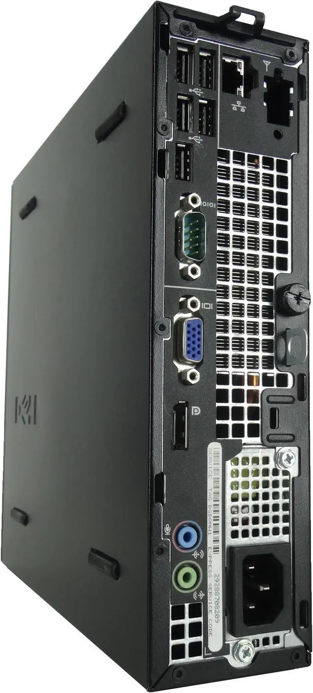 Alt view image 2 of 3 - Dell OptiPlex 990 Ultra Small Form Factor with Core i7-2600S 2.8GHz Quad Core Processor, 8GB Memory, 2 x 256GB Sold State Drives, Windows 7 Professional, Keyboard and Mouse