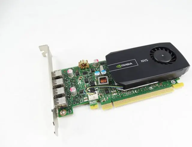 Alt view image 2 of 5 - NVIDIA NVS 510, 2GB DDR3 Memory, 128-Bit Memory Interface, Full Height Graphics Card, 701981-001