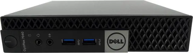 Main image of Dell OptiPlex 7040 Micro with Core i7-6700T 2.80GHz Quad Core Processor, 8GB Memory, 500GB Hard Drive, and Windows 10 Professional
