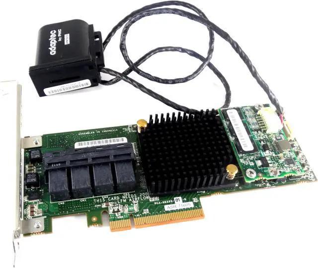 Main image of Adaptec 2274400-R SAS/SATA 6GBPS 1GB PCIe RAID Controller with Battery, (ASR-71605)