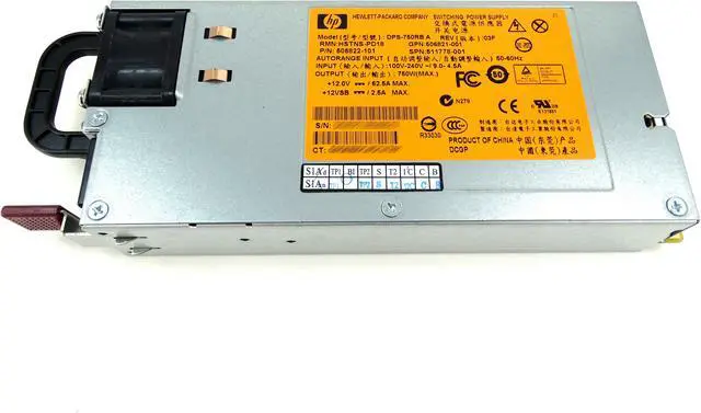 Main image of HP DL180 G6/DL380 G6/G7 750W Server Power Supply, 511778-001