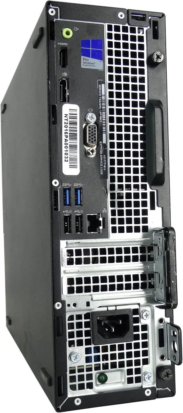 Alt view image 2 of 2 - Dell OptiPlex 3050 Small Form Factor with Core i3-6100 3.70GHz Dual Core Processor, 4GB DDR4 Memory, 500GB Hard Drive, Windows 10 Professional