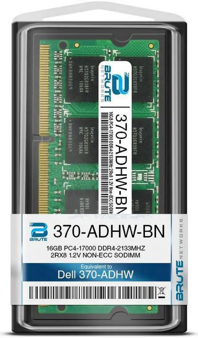 Alt view image 3 of 4 - 370-ADHW - Dell Compatible 16GB PC4-17000 DDR4-2133MHz 2Rx8 1.2V Non-ECC SODIMM