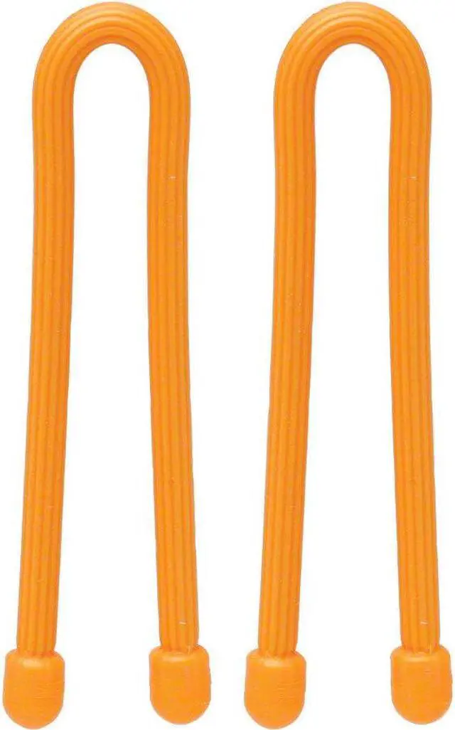 Alt view image 4 of 15 - NITE IZE GT6-2PK-31 6" L, 1/4" W, Bright Orange Plastic Gear Tie, PK 2