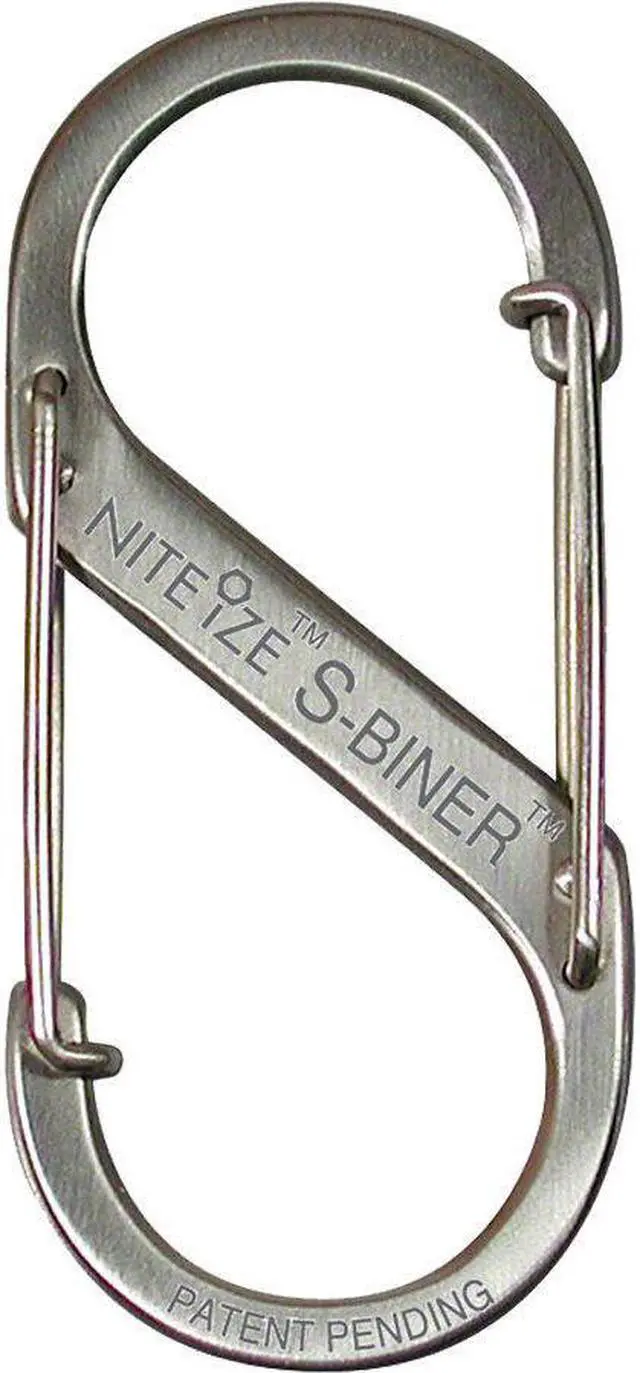 Main image of Nite Ize SB4-03-11 Stainless S-Biner Versatile Carry Biner Size 4 Camping