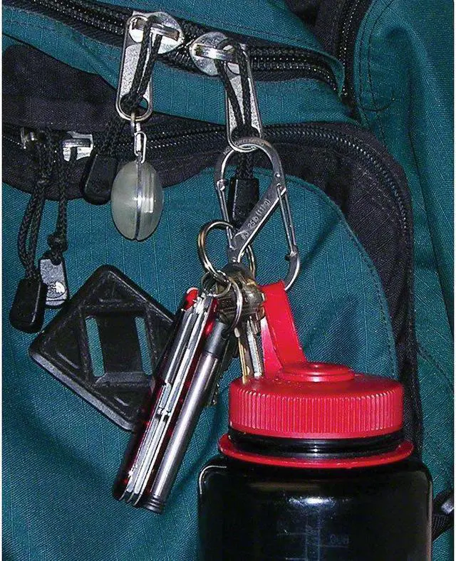 Alt view image 3 of 16 - Nite Ize SB4-03-11 Stainless S-Biner Versatile Carry Biner Size 4 Camping