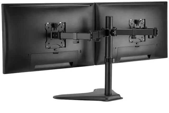 Alt view image 6 of 17 - Amer Networks 2EZSTAND | Dual Articulating Monitor Desk Mount | Supports 17 - 32" Monitors