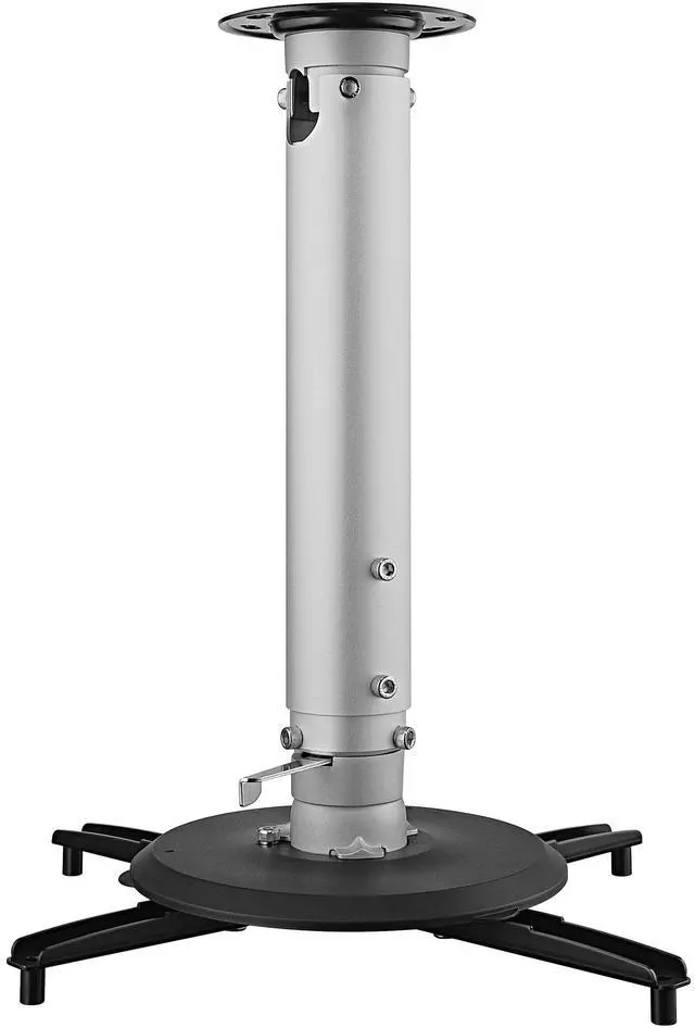 Alt view image 4 of 12 - Height Adjustable heavy-duty ceiling projector mount for projectors with large-diameter mount holes max 15in (380mm). Projector max weight 55.1 lbs (25 Kg)