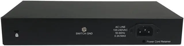 Alt view image 3 of 4 - 24 Port 10/100/1000Mbps Unamanged Metal Desktop Ethernet Switch | Amer Networks SGRD24