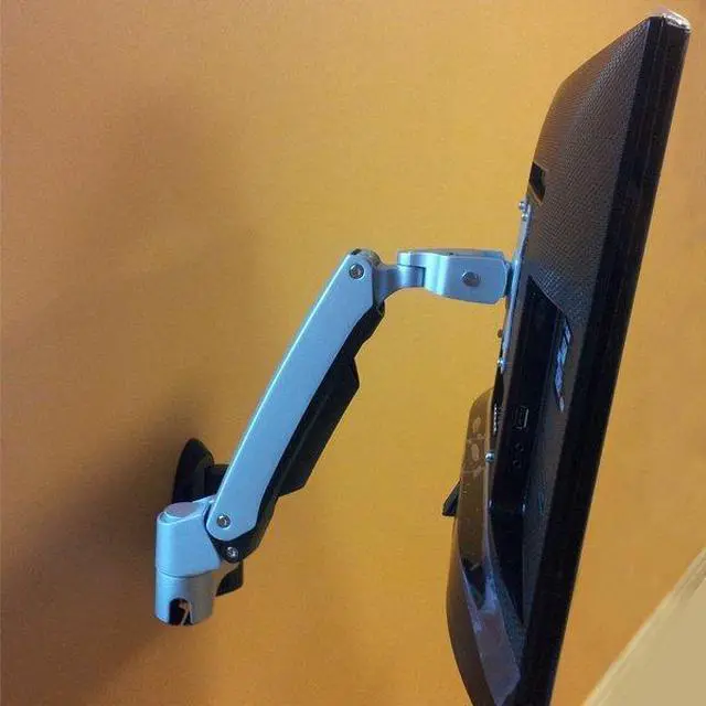 Alt view image 2 of 6 - Amer Networks, Inc Single Arm Long Articulating Monitor Wall Mount