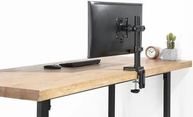 Alt view image 3 of 4 - Amer Mounts Pivot Pole Mount Monitor Arm, mount to a 28~60mm (1.1"-2.4") diameter pole - Supports Display Size 17"- 32" PM100