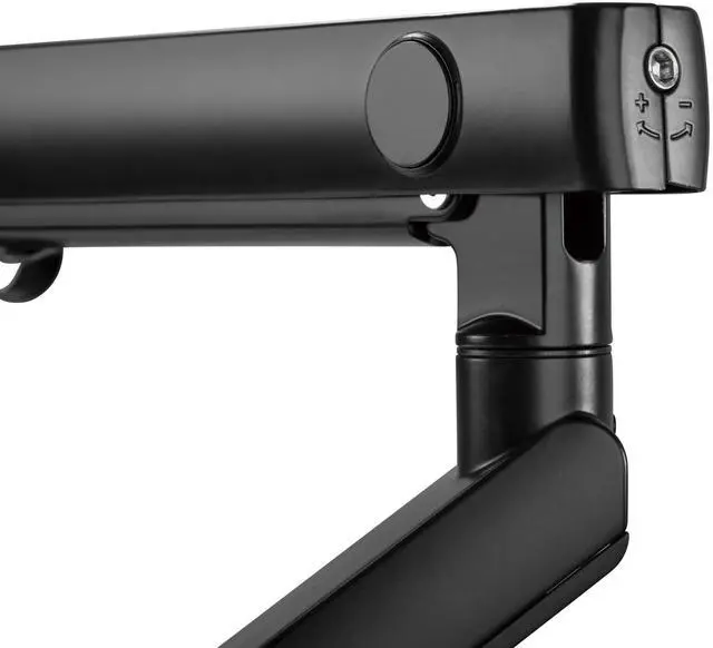 Alt view image 5 of 8 - Amer Mounts Single Articulating Heavy Duty Spring Monitor Arm For 15"-40" Monitors 12kg Max Weight - Clamp and Grommet Base Installation Included - HYDRA1B