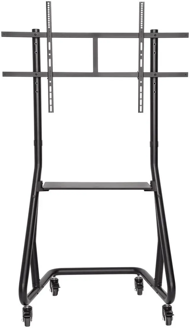 Alt view image 5 of 7 - Amer Mounts TV Stand Display Cart with Wheels Designed for 60-105" Flat, LCD Screens 1000x600mm VESA Max Weight Support 100kg/220lbs - EZMC8