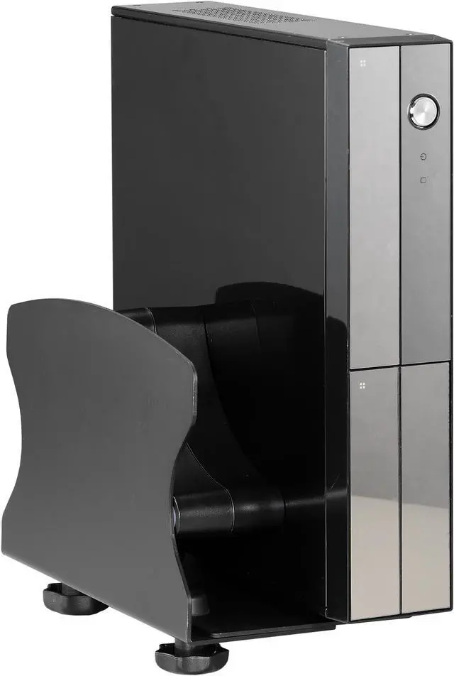 Alt view image 4 of 4 - Amer Networks AMRWC01: CPU Holder - Floor/Wall Mount - Supports Computers up to 40 pounds and a width of 7.87 inches