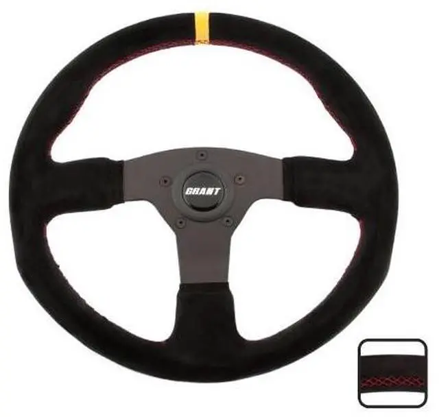 Alt view image 2 of 2 - Grant 8547 Suede Series Steering Wheel