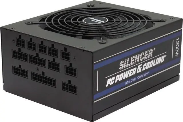 Alt view image 2 of 14 - PC Power & Cooling Silencer Series 1200 Watt, 80 Plus Platinum, Fully-Modular, Active PFC, Ultra Quiet ATX PC Power Supply, 10 Year Warranty, FPS1200-A5M00