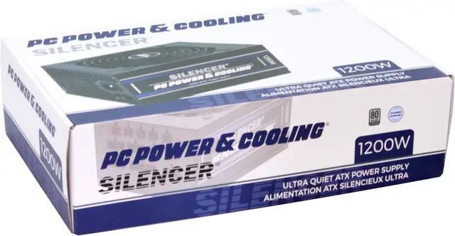 Alt view image 6 of 14 - PC Power & Cooling Silencer Series 1200 Watt, 80 Plus Platinum, Fully-Modular, Active PFC, Ultra Quiet ATX PC Power Supply, 10 Year Warranty, FPS1200-A5M00