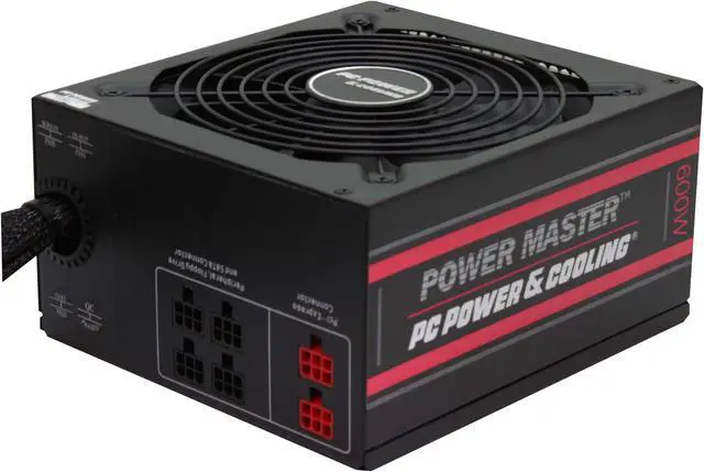 Alt view image 2 of 11 - PC Power & Cooling Power Master 600 Watt, 80 Plus Bronze, Semi-Modular, Active PFC, Industrial Grade ATX PC Power Supply, 3 Year Warranty, FPS0600-A2S00