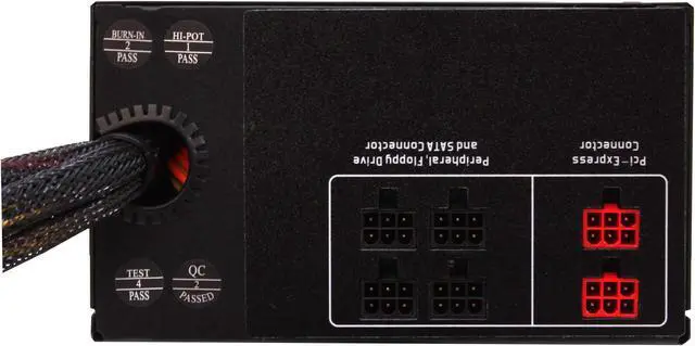 Alt view image 3 of 11 - PC Power & Cooling Power Master 600 Watt, 80 Plus Bronze, Semi-Modular, Active PFC, Industrial Grade ATX PC Power Supply, 3 Year Warranty, FPS0600-A2S00
