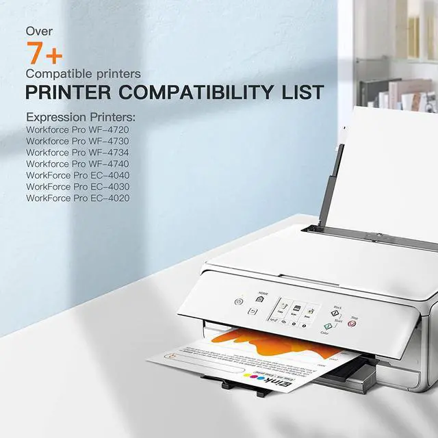 Alt view image 4 of 5 - E-Z Ink (TM Remanufactured Ink Cartridge Replacement  802XL 802 T802XL T802 to use with Workforce Pro WF-4740 WF-4730 WF-4720 WF-4734 EC-4020 EC-4030 (2 Black, 1 Cyan, 1 Magenta, 1 Yellow)