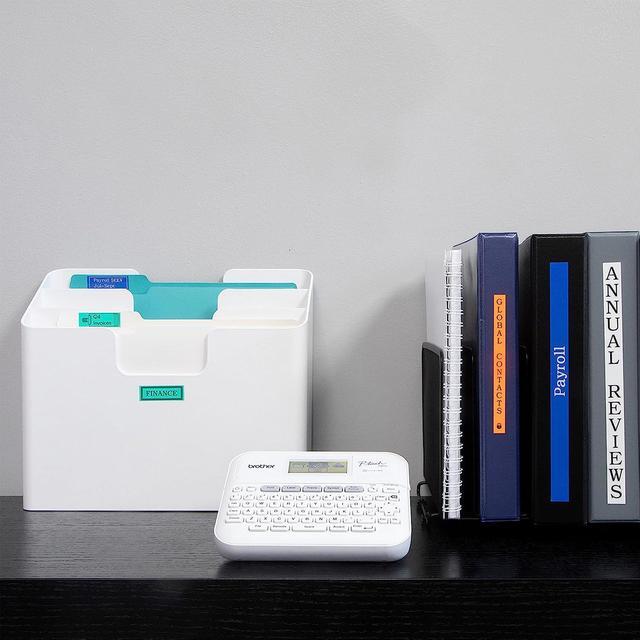 Alt view image 5 of 7 - Brother P-Touch PT-D410VP Home / Office Advanced Label Maker | Connect via USB to Create and Print on TZe Label Tapes up to ~3/4 inch