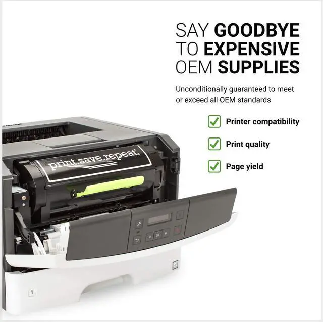 Alt view image 2 of 4 - Print.Save.Repeat. Lexmark E260A21A Remanufactured Toner Cartridge for E260, E360, E460, E462 Laser Printer [3,500 Pages]