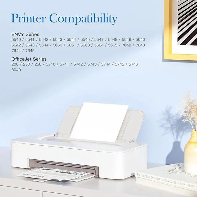 Alt view image 2 of 6 - Valuetoner Remanufactured 62XL Black Ink Cartridge Combo Pack Replacement  62XL 62 XL High Yield for Envy 5540 5640 5660 7644 7645 OfficeJet 5740 8040 OfficeJet 250 200 Series Printer (2 Black)