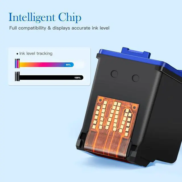Alt view image 3 of 6 - Valuetoner Remanufactured Ink Cartridge Replacement  21 XL 21XL 22 XL 22XL C9351AN & 22 C9352AN for DESKJET F4180 F2210 D1560, OFFICEJET 4315 J3640, FAX 3180, PSC 1401 (2 Black, 1 Tri-Color)