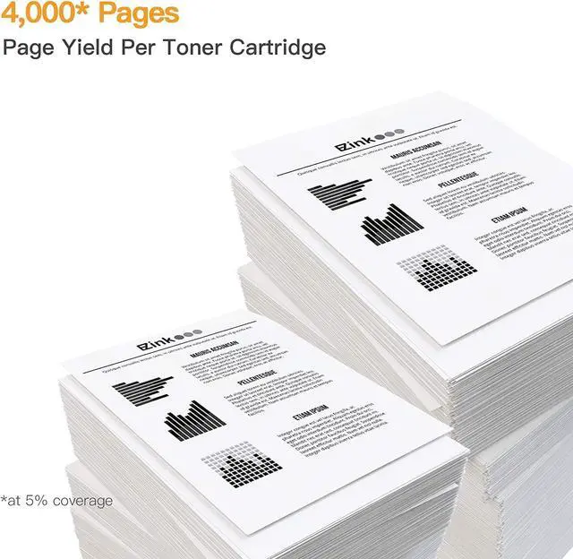 Alt view image 3 of 7 - E-Z Ink (TM) Compatible Toner Cartridge Replacement  TN336 TN331 TN-336 TN-331 Compatible with HL-L8350CDW MFC-L8850CDW MFC-L8600CDW HL-L8350CDWT HL-L8250CDN (Black, 2 Pack)