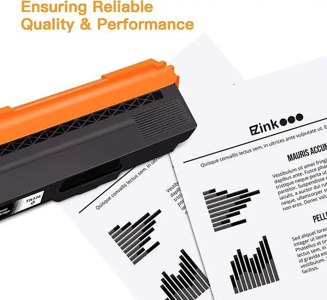 Alt view image 6 of 7 - E-Z Ink (TM) Compatible Toner Cartridge Replacement  TN336 TN331 TN-336 TN-331 Compatible with HL-L8350CDW MFC-L8850CDW MFC-L8600CDW HL-L8350CDWT HL-L8250CDN (Black, 2 Pack)