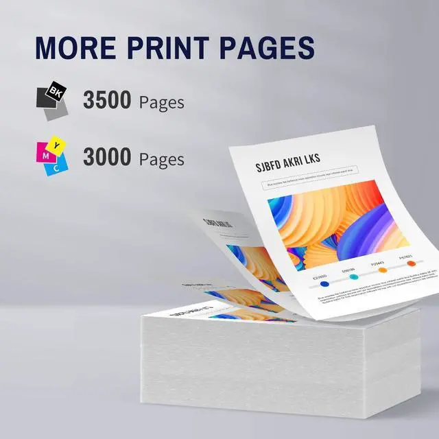 Alt view image 2 of 6 - SAILNER 972A Ink Cartridges Remanufactured Ink Cartridge Replacement  972A 972 A Combo Pack use with PageWide Pro 477dw 577dw 452dw 577z 552dw 477dn Printer Black Cyan Magenta Yellow 972A