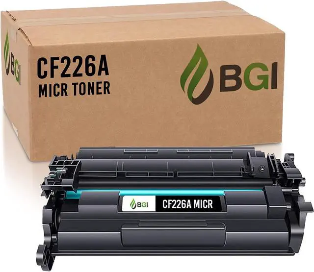 Main image of Be Green Ink Compatible Replacement Black MICR Toner Cartridge  M402 M426 M402dn M402n M402dw MFP M426fdn M426fdw - CF226A 26A Black Toner (MICR)