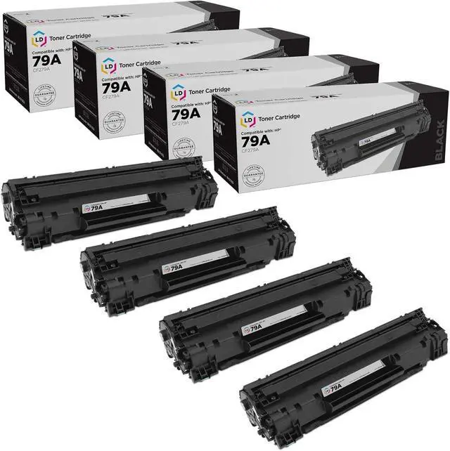 Main image of LD Products Compatible Toner Cartridge Replacement for HP 79A CF279A (Black, 4-Pack) Compatible with The Following Printers HP M12a, M12w, MFP M26a, MFP M26nw