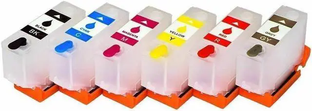 Alt view image 2 of 3 - inkxpro 312XL 6 Color Refill Ink Cartridges No Chip for EPS0N XP-15000 15010 Printer