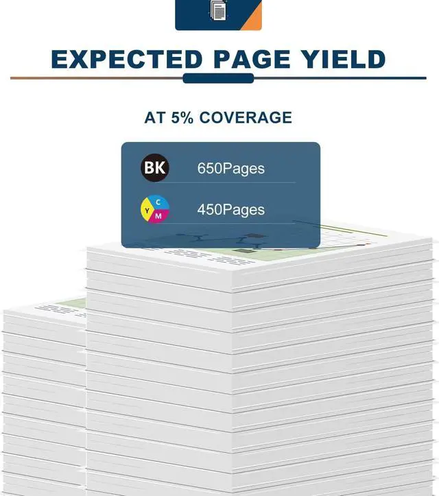 Alt view image 5 of 6 - 67XL Ink Cartridges for HP 67 XL Black Color Combo 3-Pack Replacement for HP67 HP67XL for Printer 2700 2700e 4100 6400 4155e 2755e 6000 2752e 4100e 6458 6455e 4152 6055e 6052e 4152e 2742e 6400e 6400